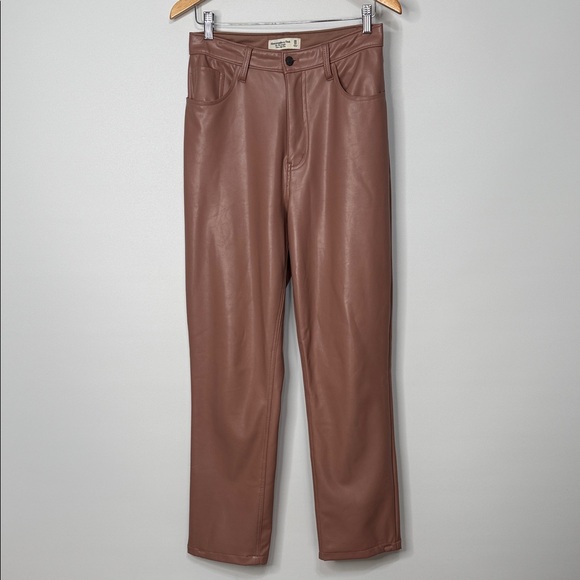Abercrombie & Fitch Curve Love The 90s Straight Ultra High Rise Pants Size 30 - Picture 5 of 11